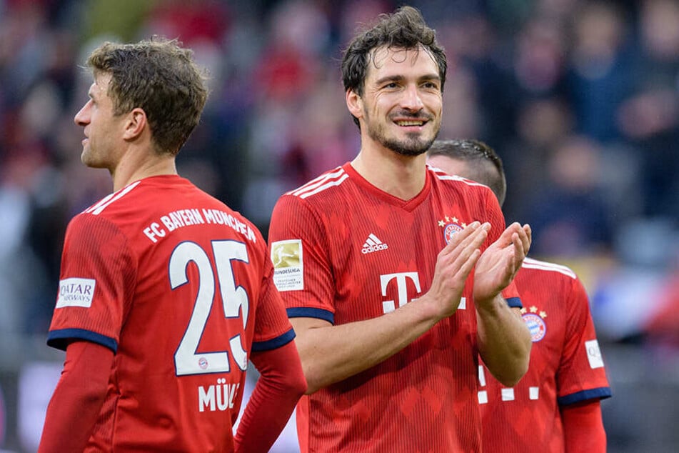 Die Bayern-Stars Mats Hummels (r.) und Thomas Müller (l.) gaben auf dem Platz die Antwort auf die Nationalmannschafts-Ausbootung.