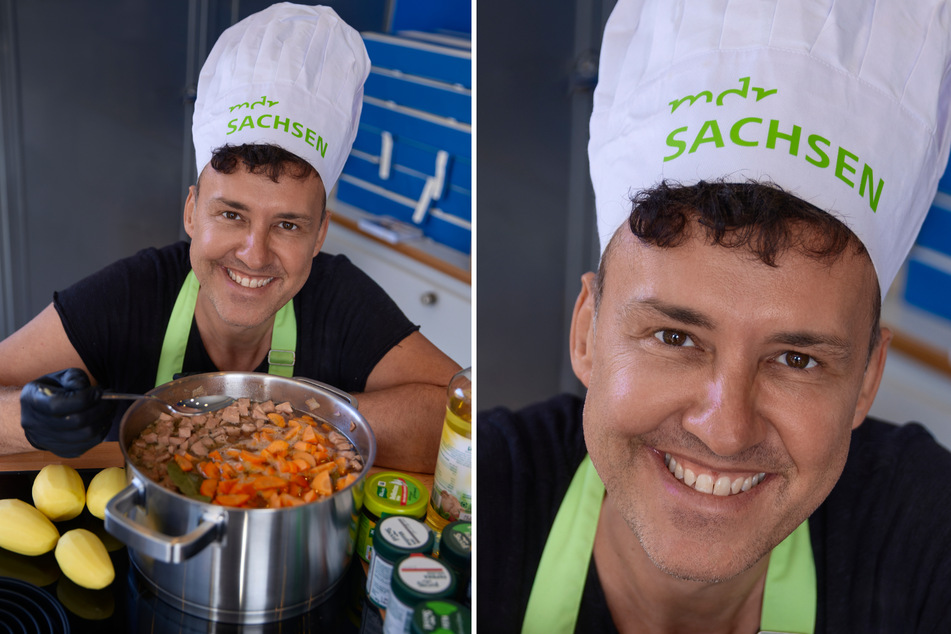 MDR Sachsen-Radiomoderator Silvio Zschage (46) löffelt gern Suppen aus.