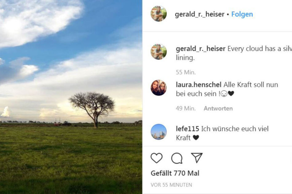 Farmer Gerald meldete sich via Instagram.