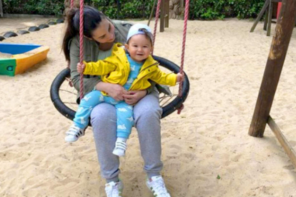 Sila Sahin (33) mit Söhnchen Elija (1).