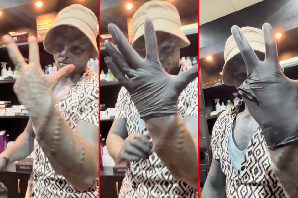 Ink addict Black Alien reveals tattooing challenges after cutting off two fingers