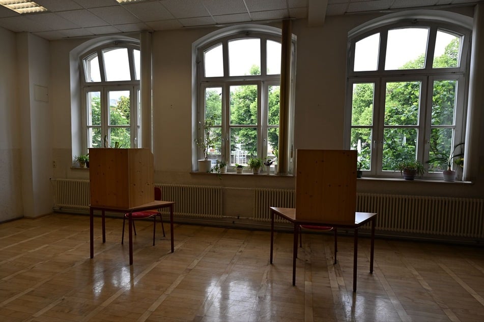 Der Wahlraum in der Grundschule Albrecht Dürer.