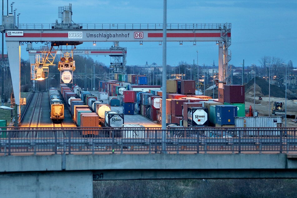 Am Güterbahnhof Leipzig hat die Missale-Group ein eigenes Terminal für ihren Sachsenzug.