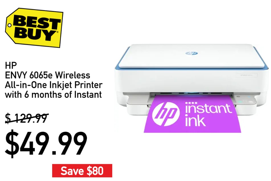 HP ENVY 6065e Wireless All-in-One Inkjet Printer