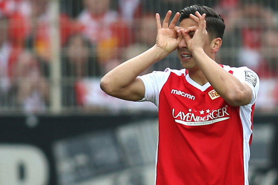 Robert Zulj bejubelt seinen Treffer zum 1:0.