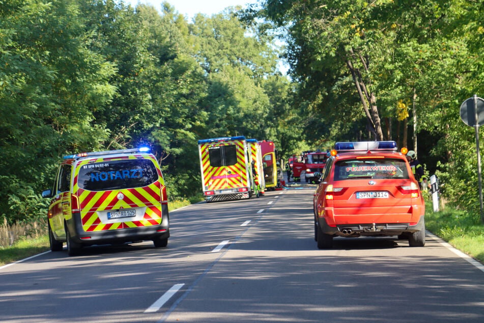 Die B156 war zwischenzeitlich voll gesperrt.