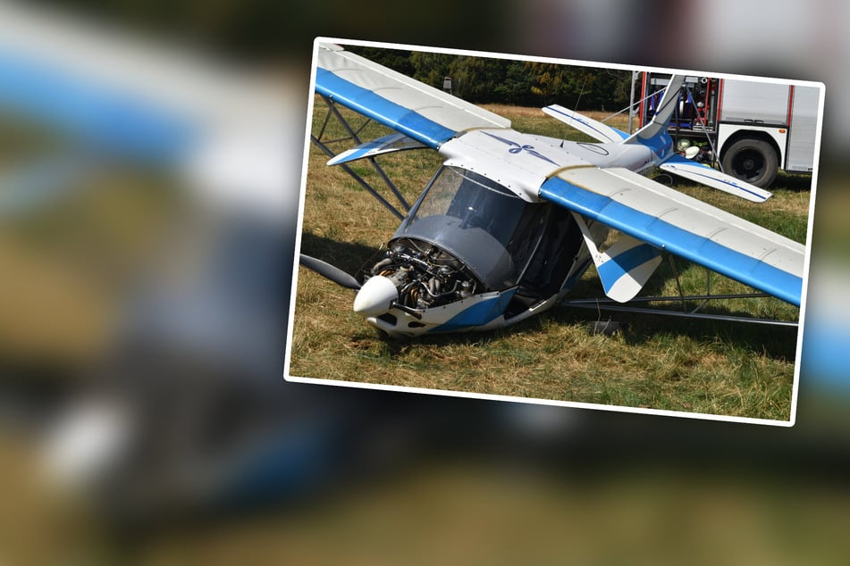 Flugfest im Harz: Ultraleichtflugzeug stürzt vor Landebahn ab