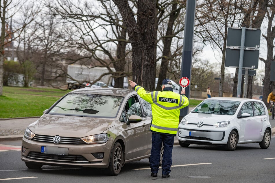 Am Sachsenplatz wurde zur Kontrolle herausgezogen.