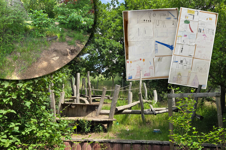 Dresden: Außengelände verfallen: Dresdner Kita kämpft für neuen Spielplatz