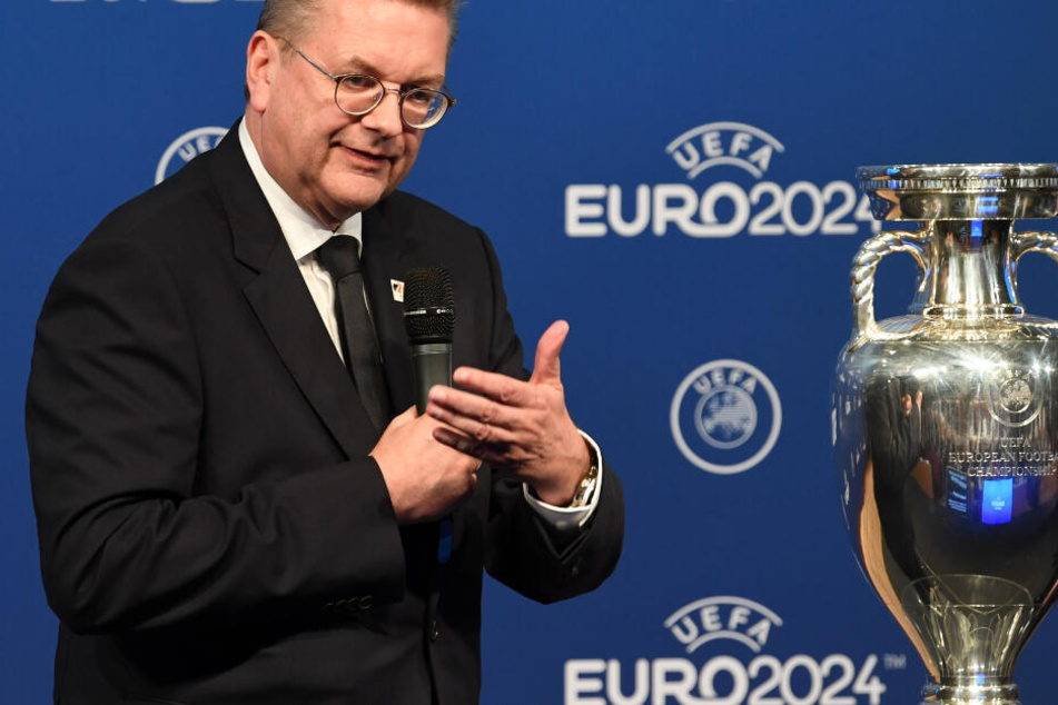 Ex-DFB-Präsident bei der Bekanntgabe des Europameisterschafts-Gastgebers für das Turnier 2024.