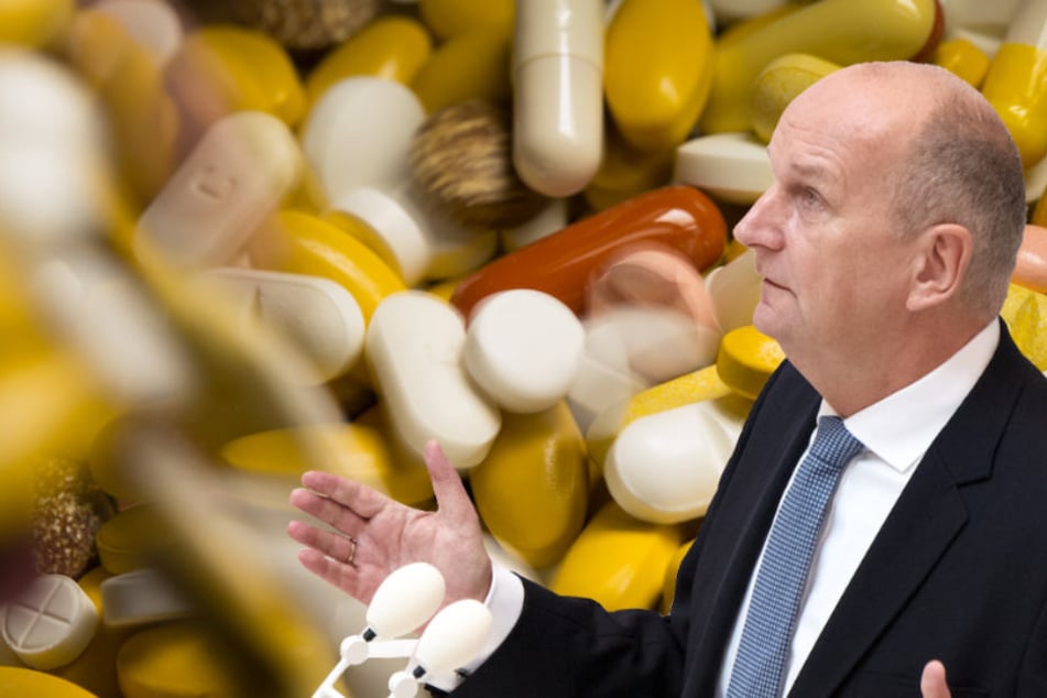 Brandenburgs Ministerpräsident Dietmar Woidke (56, SPD) verspricht Aufklärung im Pharma-Skandal. (Bildmontage)