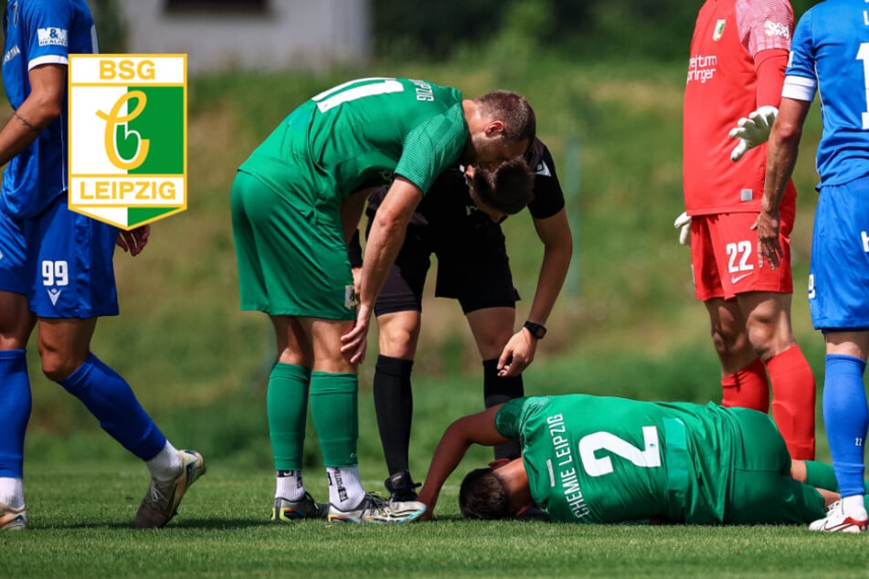 Nach Testspielpleite: Erster Neuzugang der BSG Chemie Leipzig schon kaputt