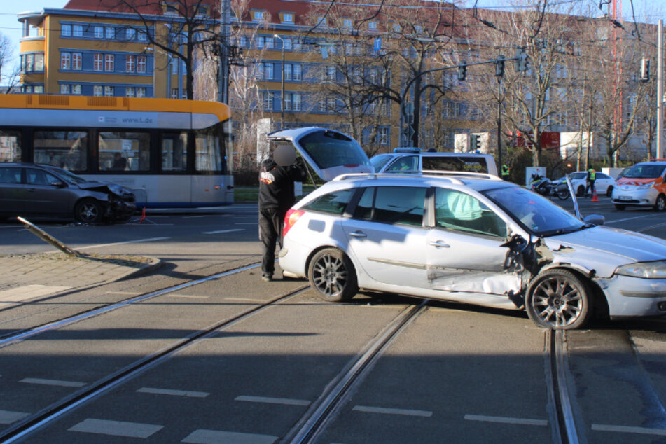 Crash auf dem Leipziger Innenstadt-Ring: 30.000 Euro Schaden