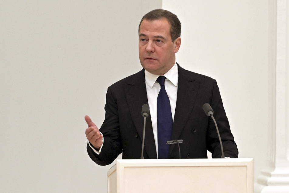 Dmitri Medwedew, Vorsitzender der Partei Einiges Russland und stellvertretender Leiter des Sicherheitsrates.
