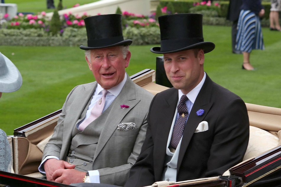 Prince Charles (l.) and Prince William's conversations with Harry were described as "not productive."