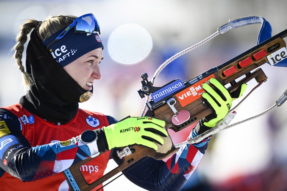 Die Norwegerin Marte Olsbu Røiseland gehört zu den erfolgreichsten Biathletinnen aller Zeiten.