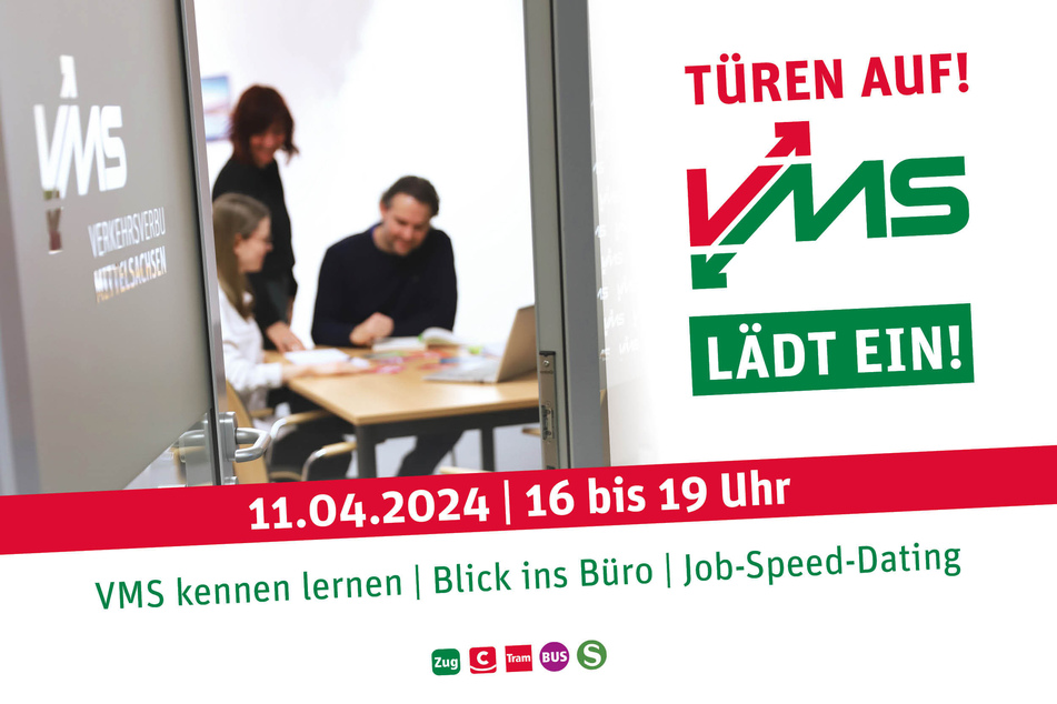 "Türen auf!" heißt es beim VMS am 11. April.