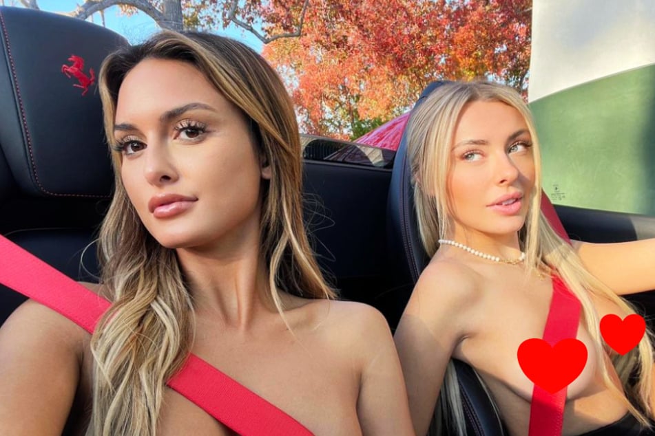Sexy Doppelpack! Erotik-Models zeigen sich bei Instagram oben ohne