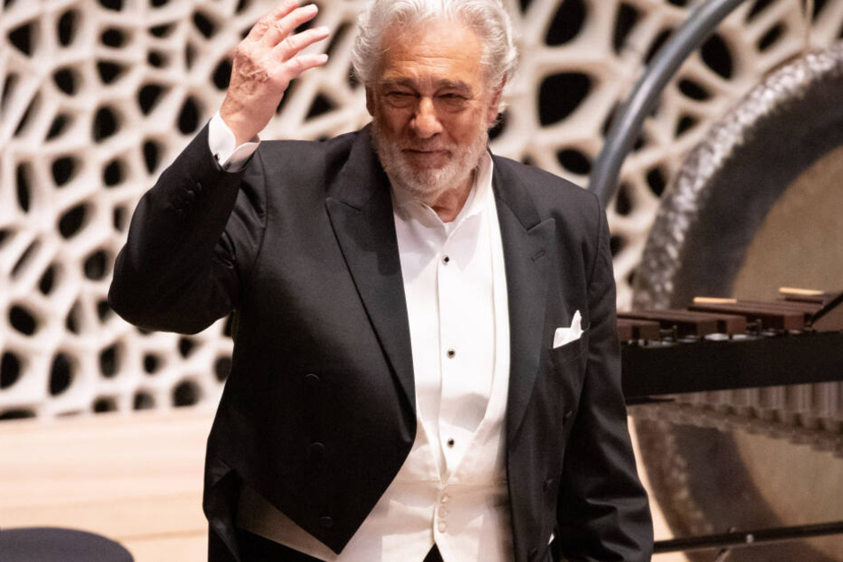Der Opernsänger Placido Domingo bei einem Konzert in der Elbphilharmonie.