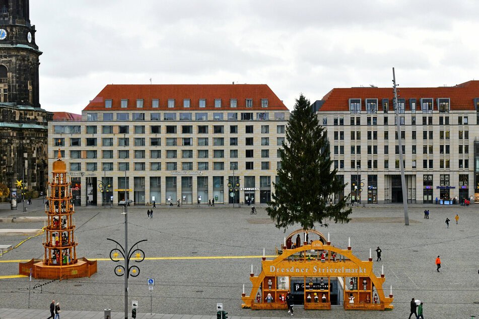 Mehr Striezelmarkt gibt es 2020 nicht. Überhaupt erst zum zweiten Mal wurde der Markt abgesagt.