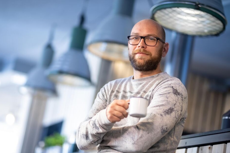 Café-Chef Volker Beyer (41).