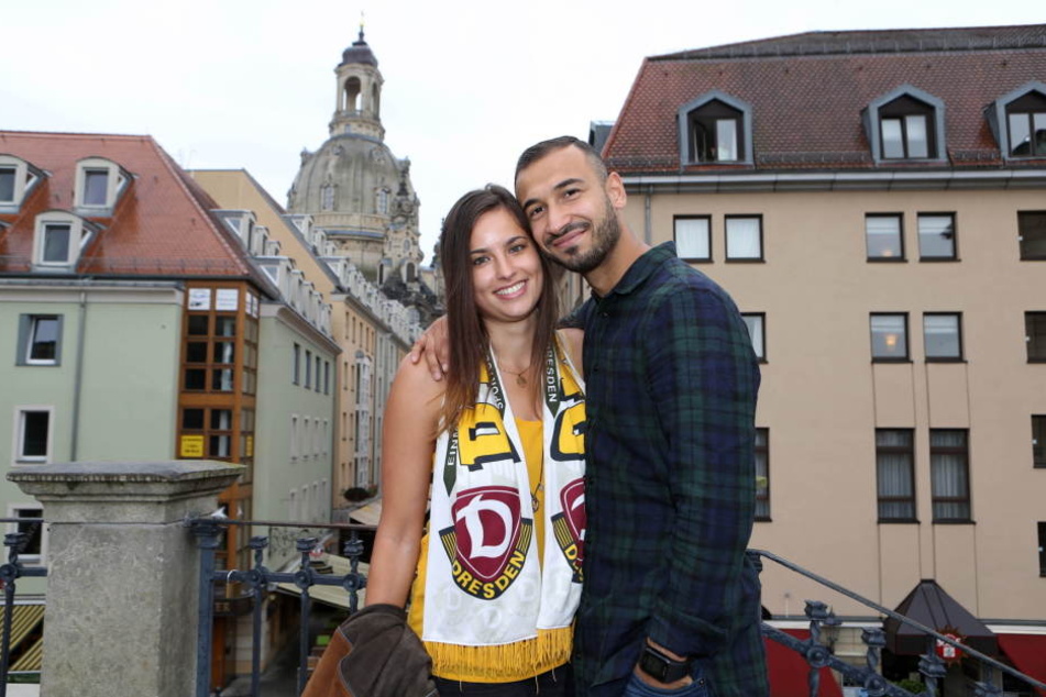 Gogia mit seiner Freundin Andrea, die er während seiner Zeit in Augsburg kennenlernte.