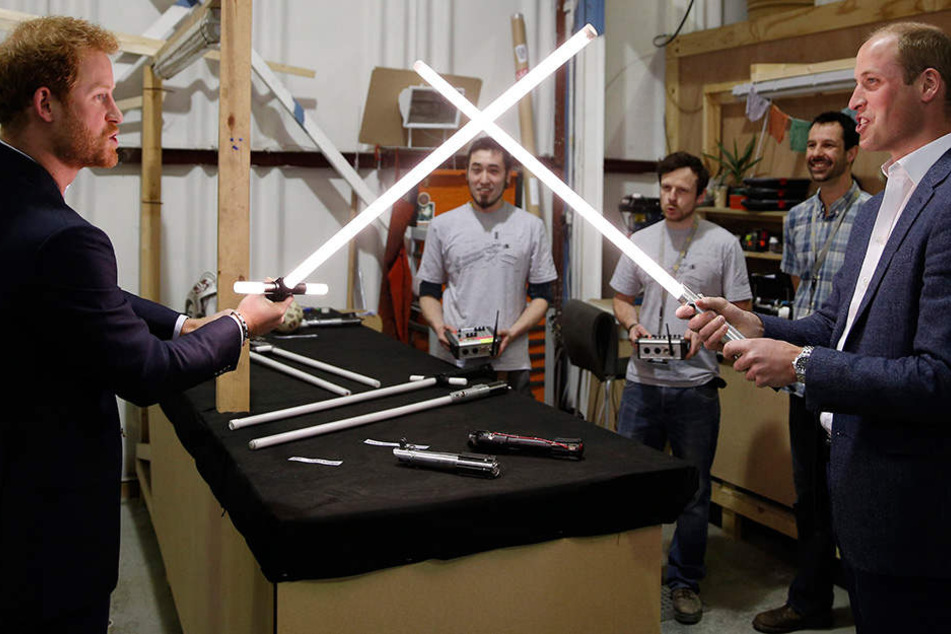 Prinz William & Prinz Harry sind die neuen "Star Wars"-Schauspieler