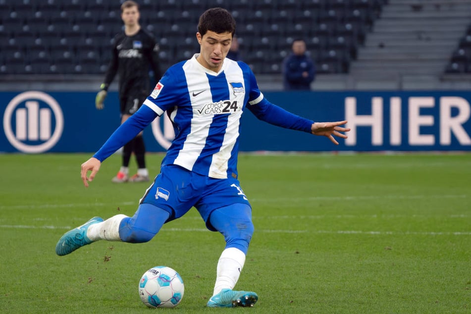 Mit einem Tor und einer Vorlage ist Ibrahim Maza (18) der beste Hertha-Spieler gewesen.