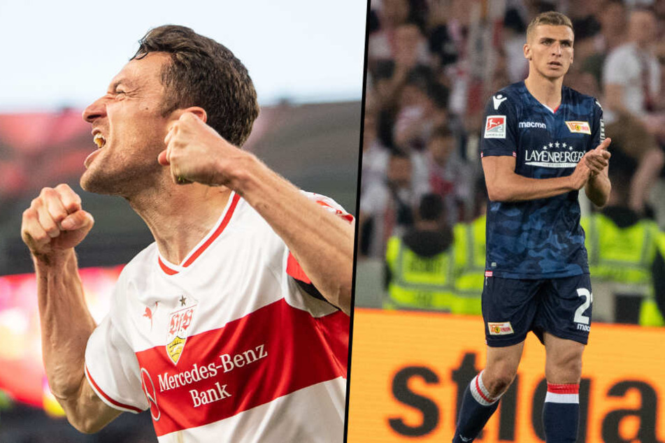 Zwischen Aufstiegsträumen und Abstiegsängsten: Christian Gentner (l.) will den zweiten persönlichen VfB-Abstieg vermeiden. Unions Grischa Prömel (r.) will aufsteigen.