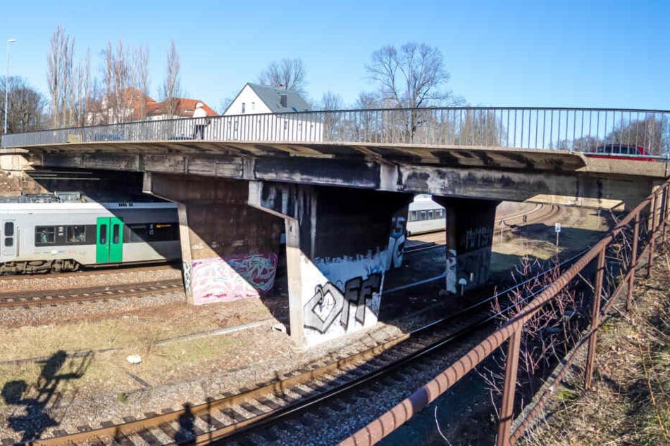 Ab 4. März wird die Zschopauer Straße über den Bahngleisen für neun Wochen komplett gesperrt.