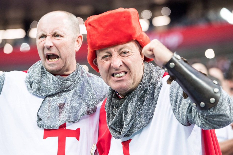Soccer fans clad in chainmail with plastic swords and shields with the St. George cross will be turned away from Qatari stadiums.