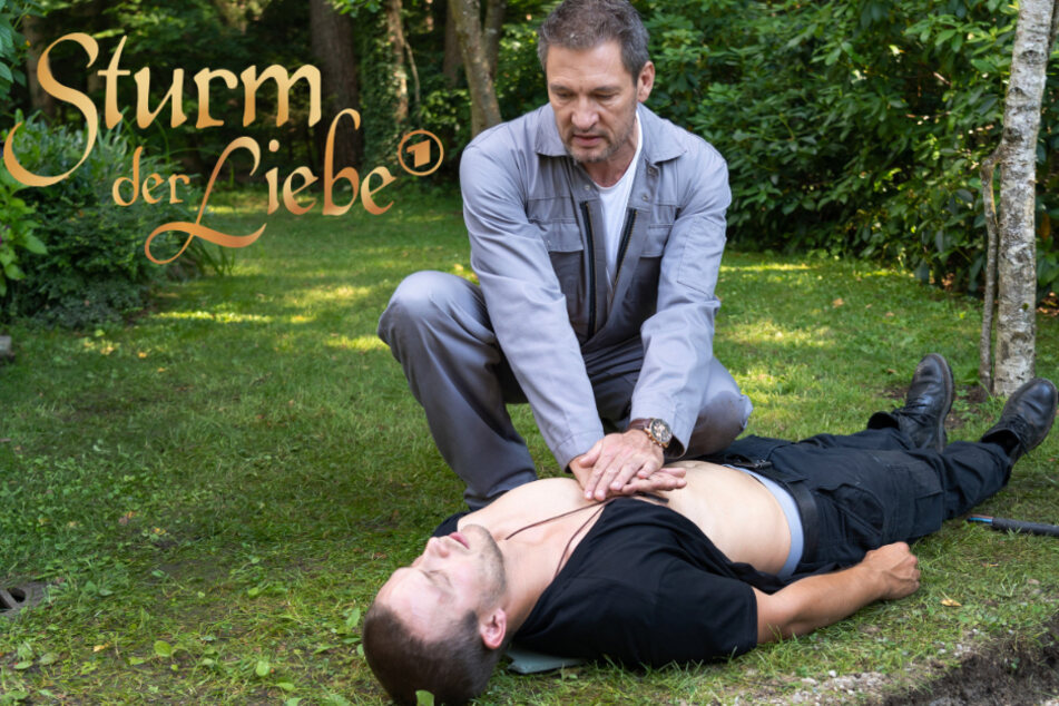 Sturm der Liebe: Christoph versucht Tim zu reanimieren.