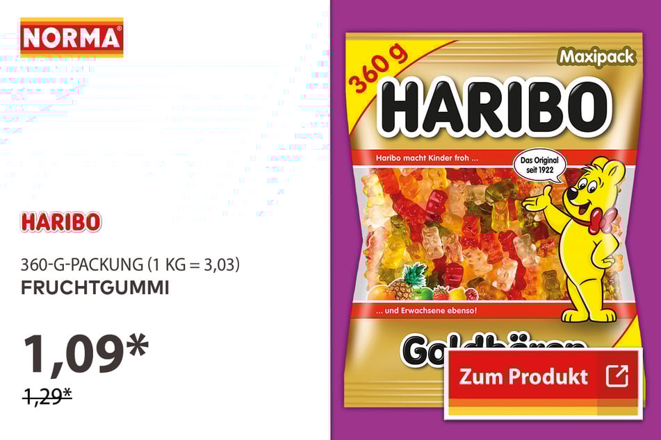 Fruchtgummi für 1,09 Euro
