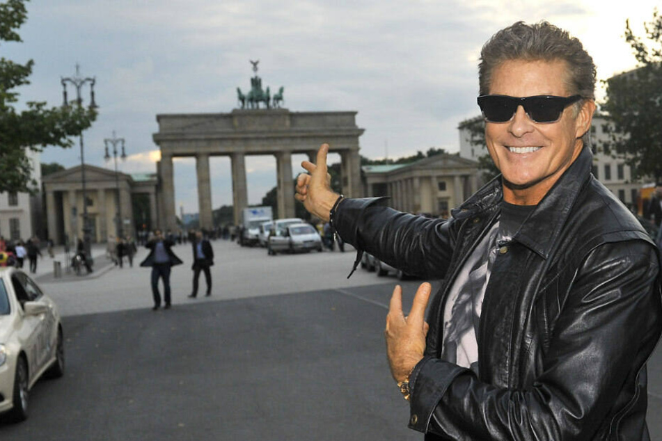 The Hoff bei einem Besuch in Berlin.