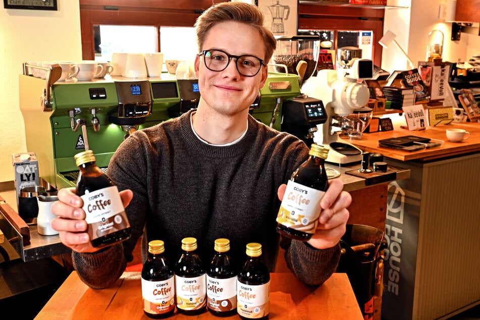 Martin Emmrich (24) kann sich nach abgeschlossenem Studium nun voll und ganz dem Kaffee-Start-up widmen.