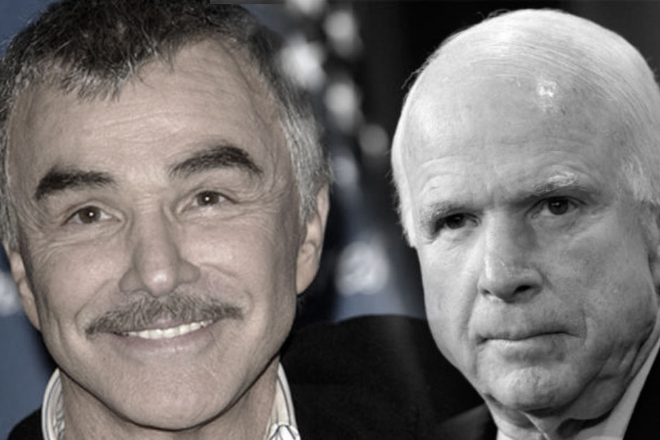 Burt Reynolds und John McCain.