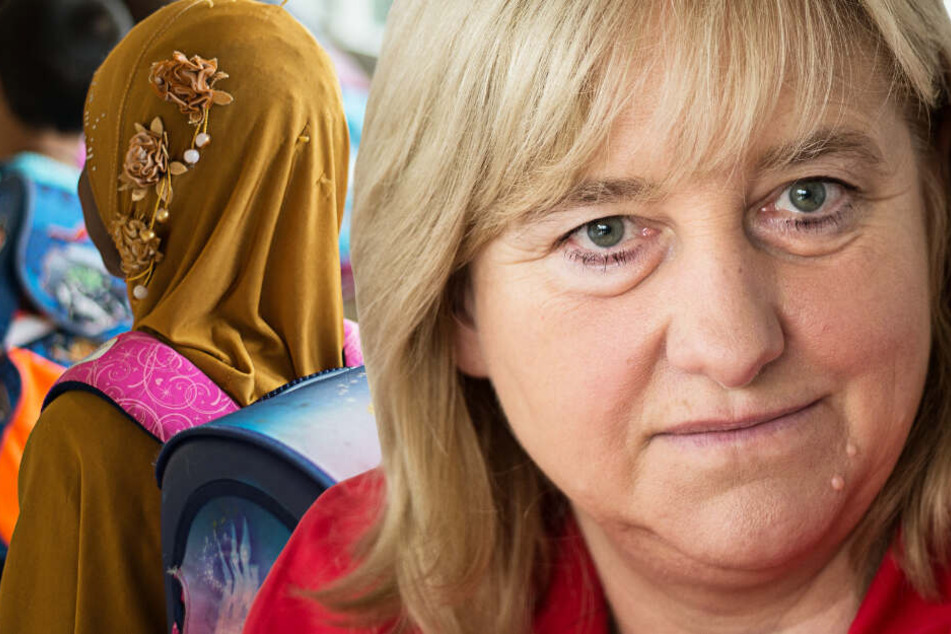 Die Fotomontage zeigt die hessische Justizministerin Eva Kühne-Hörmann (CDU) im Juli 2016.
