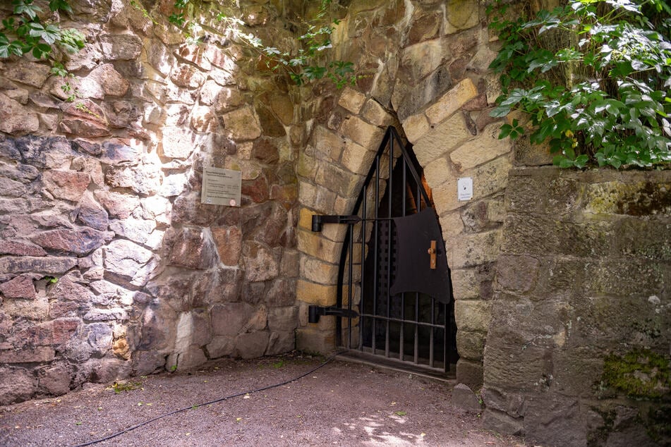 Der Eingang zum Besucherbergwerk im Freital.