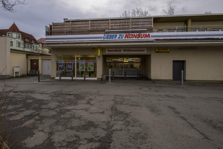 In diesem Konsum in Zwickau tauchten im Dezember 2019 die falschen 20-Euro-Scheine auf.