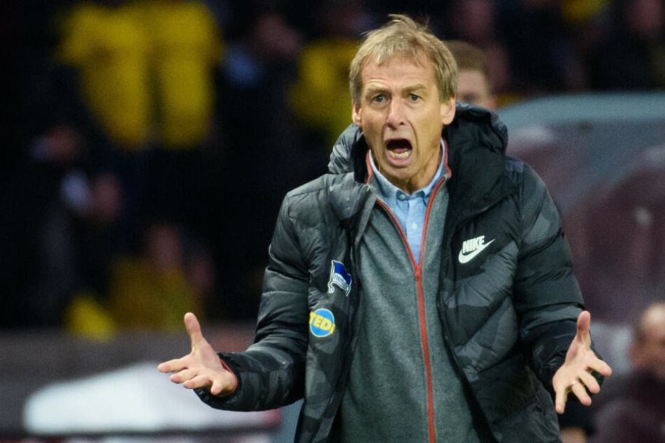Jürgen Klinsmann bei seiner Heimspielpremiere gegen Borussia Dortmund.