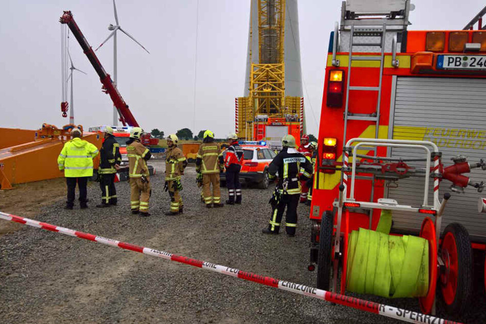 In 135 Meter Höhe ereignete sich der Unfall.