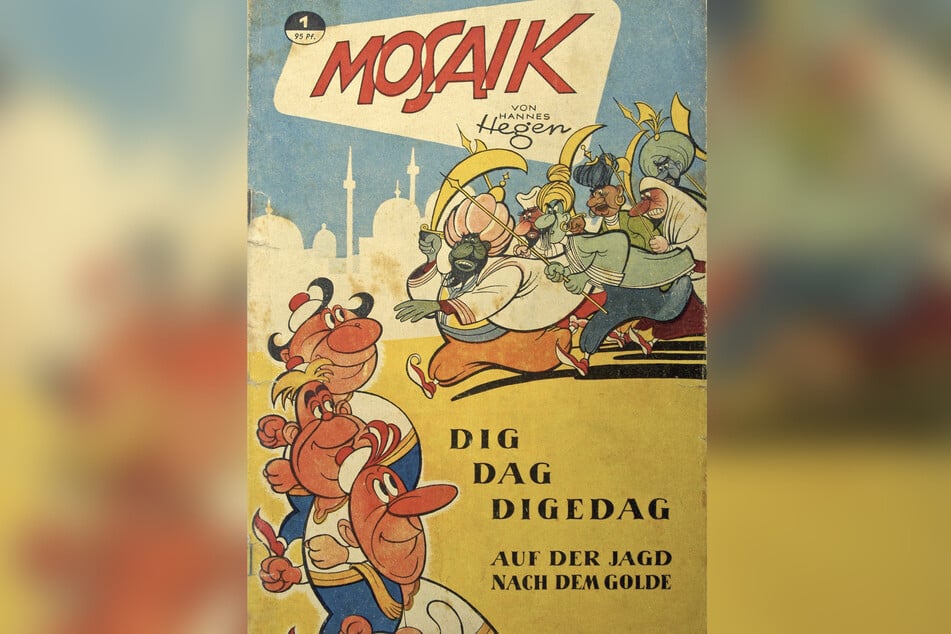 Die erste Ausgabe des Mosaik-Hefts.