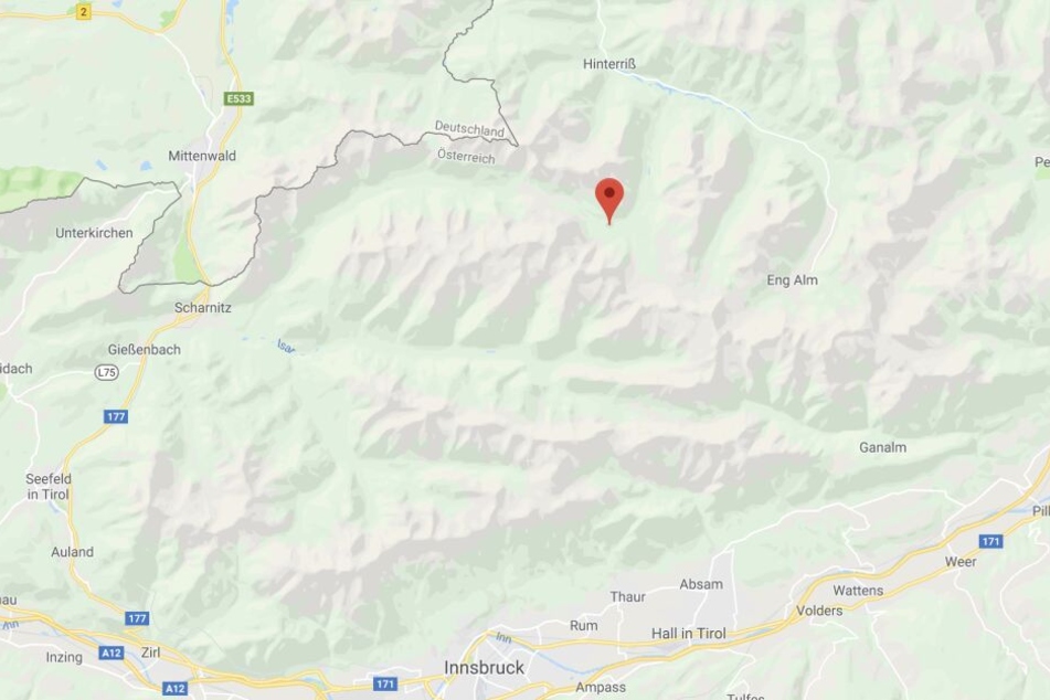 Die beiden Unglücke im Karwendelgebirge ereigneten sich an zwei verschiedenen Orten.