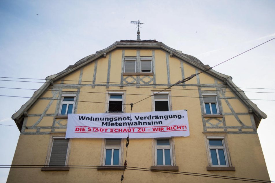 Gegen Mitternacht endete die Besetzung dieses Hauses.