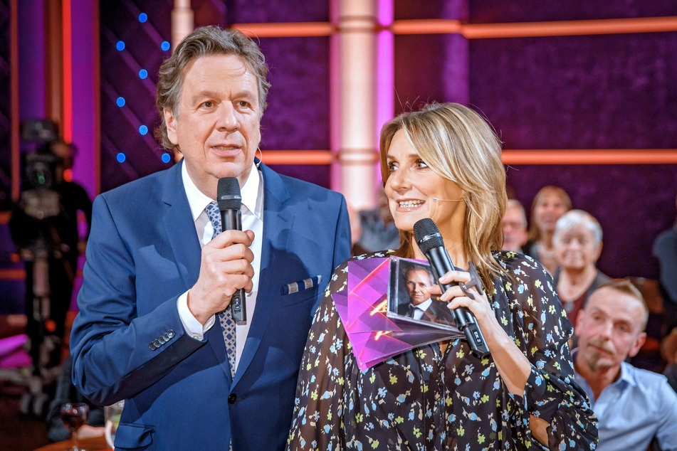 Jörg Kachelmann (61) und Kim Fisher (51) moderieren das Riverboat.
