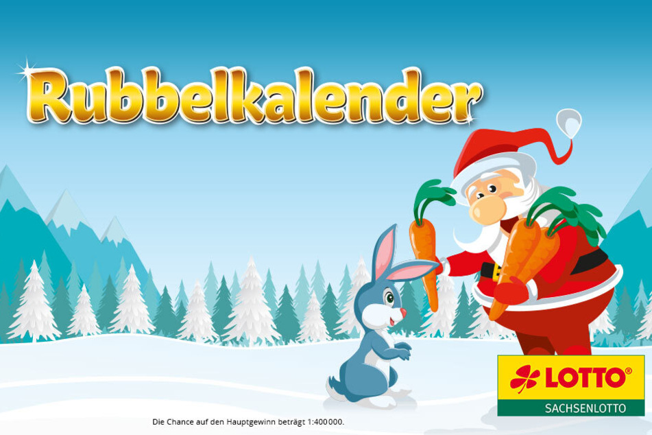 Sichere Dir noch bis zum 3. Dezember 20 Prozent Rabatt auf Deinen Rubbelkalender.