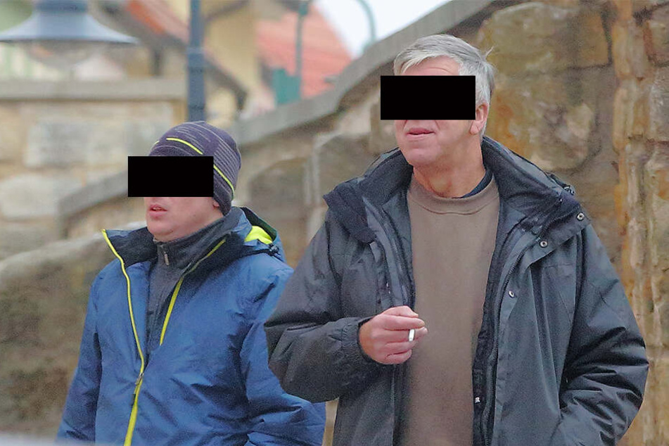Machten in Drogen und landeten vor Gericht: Senior Reinhard S. (60) und und sein Spross Maik (35).