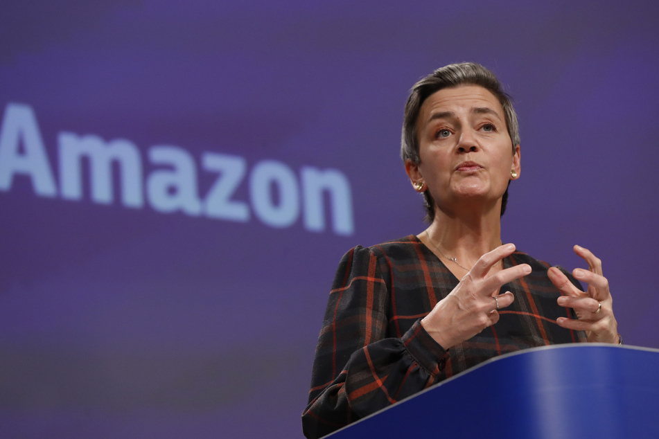 Margrethe Vestager, Vizepräsidentin der EU-Kommission, verlangt faire Wettbewerbsbedingungen auf der Amazon- Plattform.