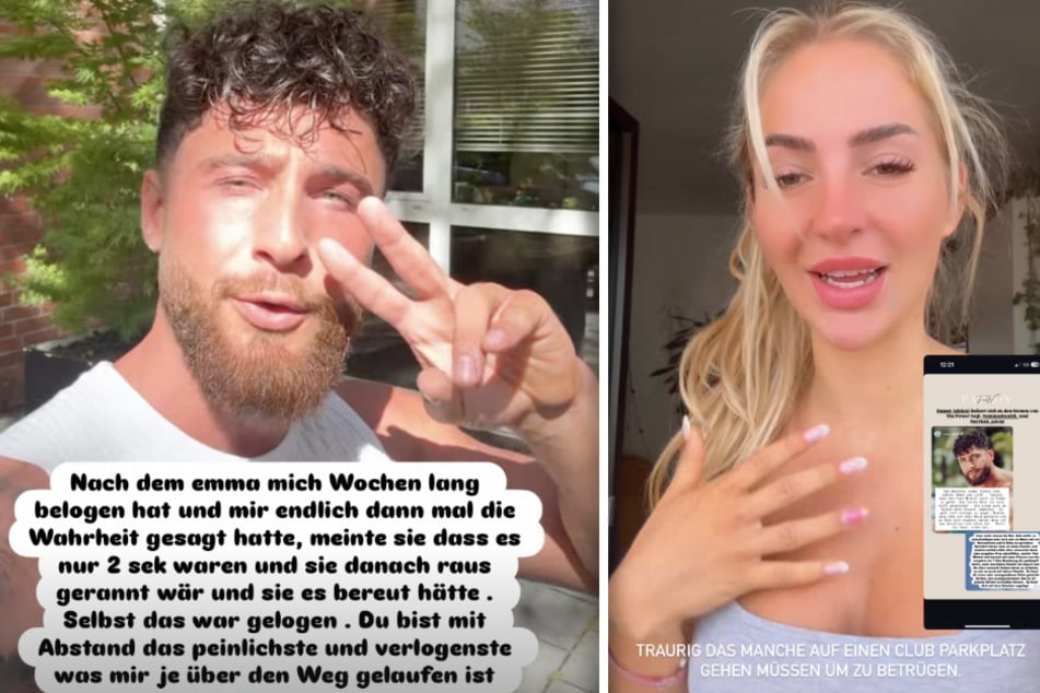 Auf Instagram werfen die beiden gegenseitig mit Vorwürfen um sich.