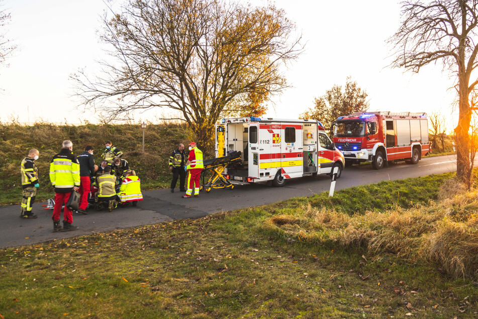 In Hermsdorf musste eine schwer verletzte Spaziergängerin mit dem Rettungshubschrauber ins Jenaer Klinikum geflogen werden.
